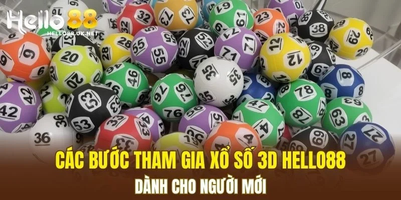 Các bước tham gia Xổ Số 3D HELLO88 dành cho người mới