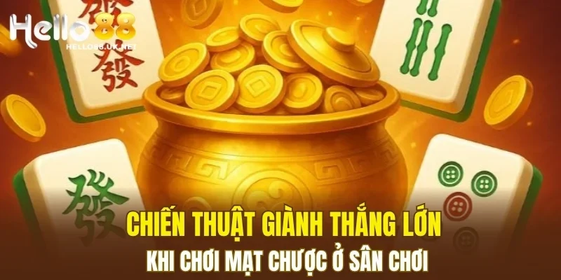 Chiến thuật giành thắng lớn khi chơi mạt chược ở sân chơi