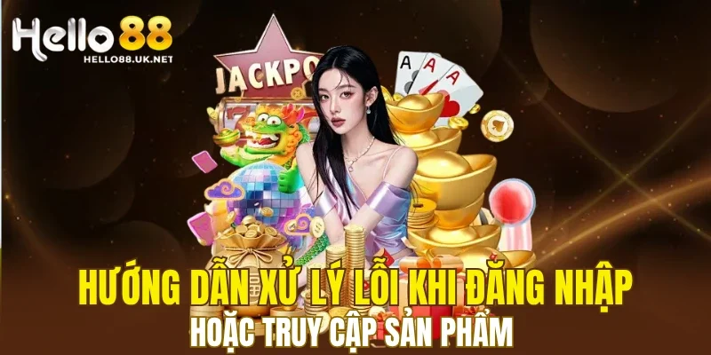 Hướng dẫn xử lý lỗi khi đăng nhập hoặc truy cập sản phẩm