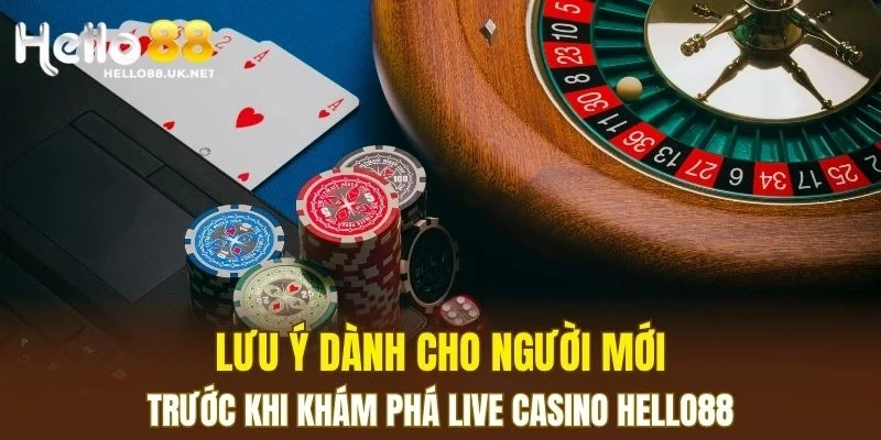 Lưu ý dành cho người mới trước khi khám phá Live Casino HELLO88