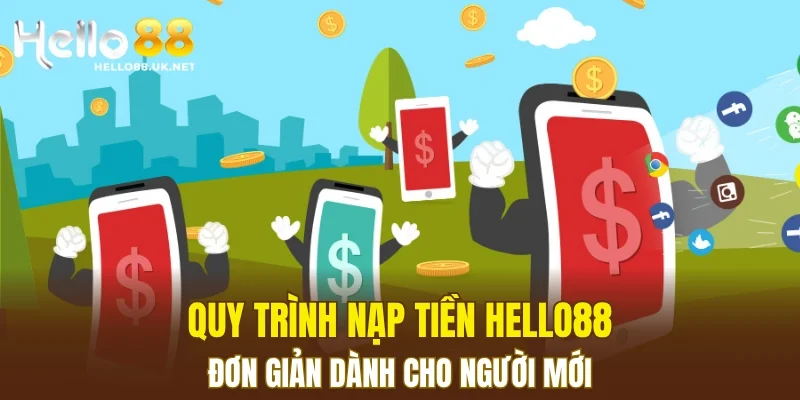 Quy trình nạp tiền HELLO88 đơn giản dành cho người mới